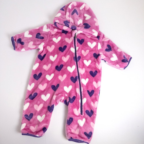 Hatley fuzzy fleece heart - fuzzy,